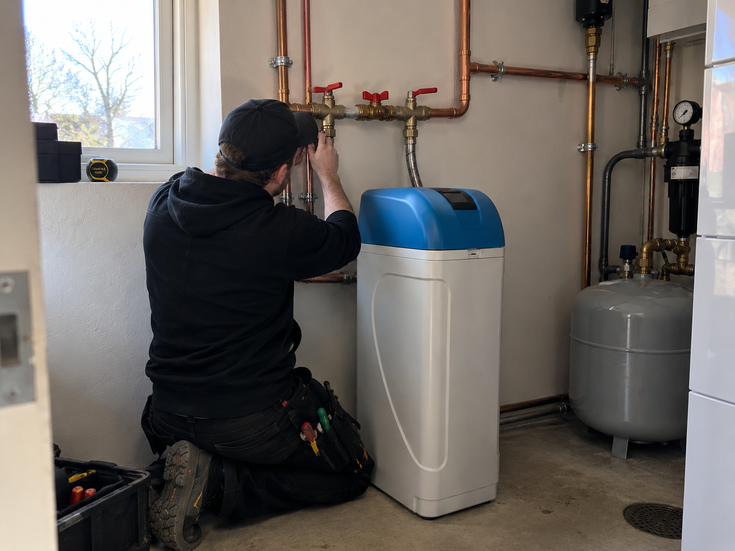 Rörmokare installerar vattenfilter i Luleå – HtvåO från provsvar till installerat filter